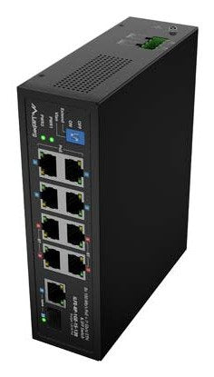 EAN 5901969447378 - Lanberg ILFE-8P-1GE-1S-120 switch No administrado Fast Ethernet (10/100) Energía sobre Ethernet (PoE) 1U  imagen 2