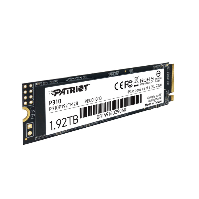 EAN 814914029060 - Patriot Memory P310 1,92 TB M.2 PCI Express 3.0 NVMe imagen 4