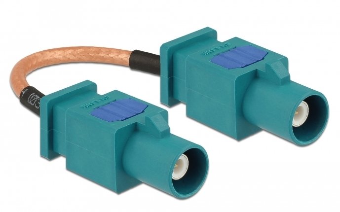 EAN 4043619896639 - DeLOCK 89663 cable coaxial RG-316 0,1 m FAKRA Z Marrón, Verde imagen 1