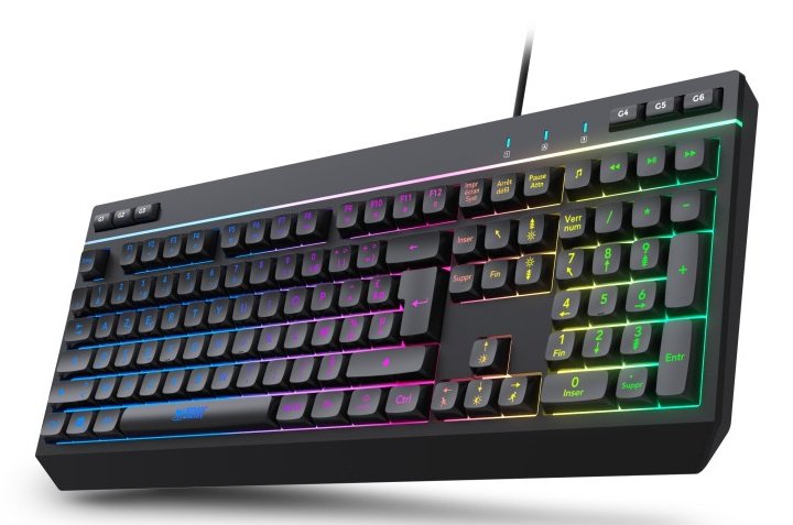 EAN 3760170884813 - Urban Factory MGK05UF teclado Hogar USB AZERTY Francés Negro imagen 3