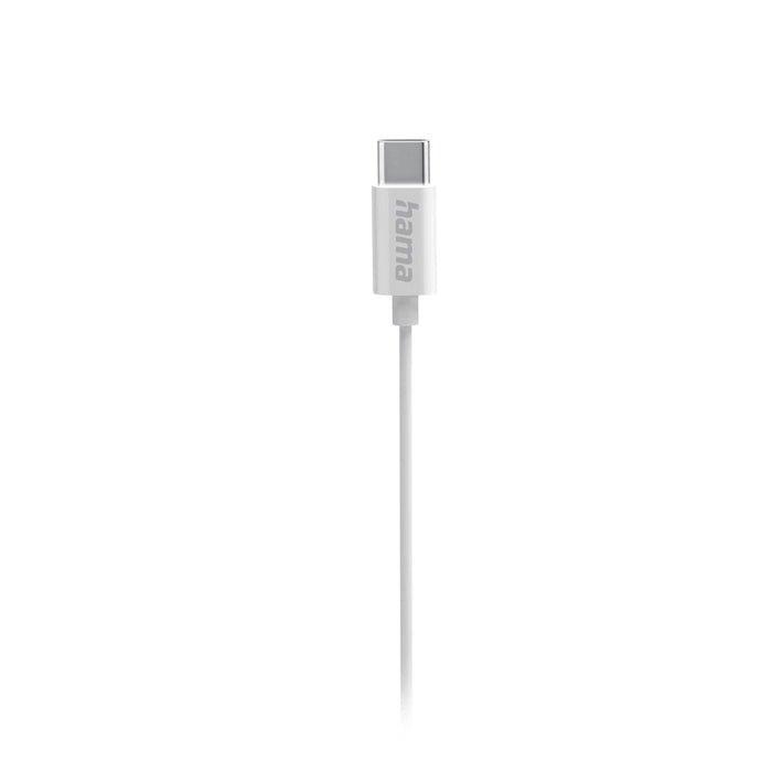 EAN 4047443542267 - Hama Curly Auriculares Alámbrico Dentro de oído Llamadas/Música USB Tipo C Blanco imagen 4