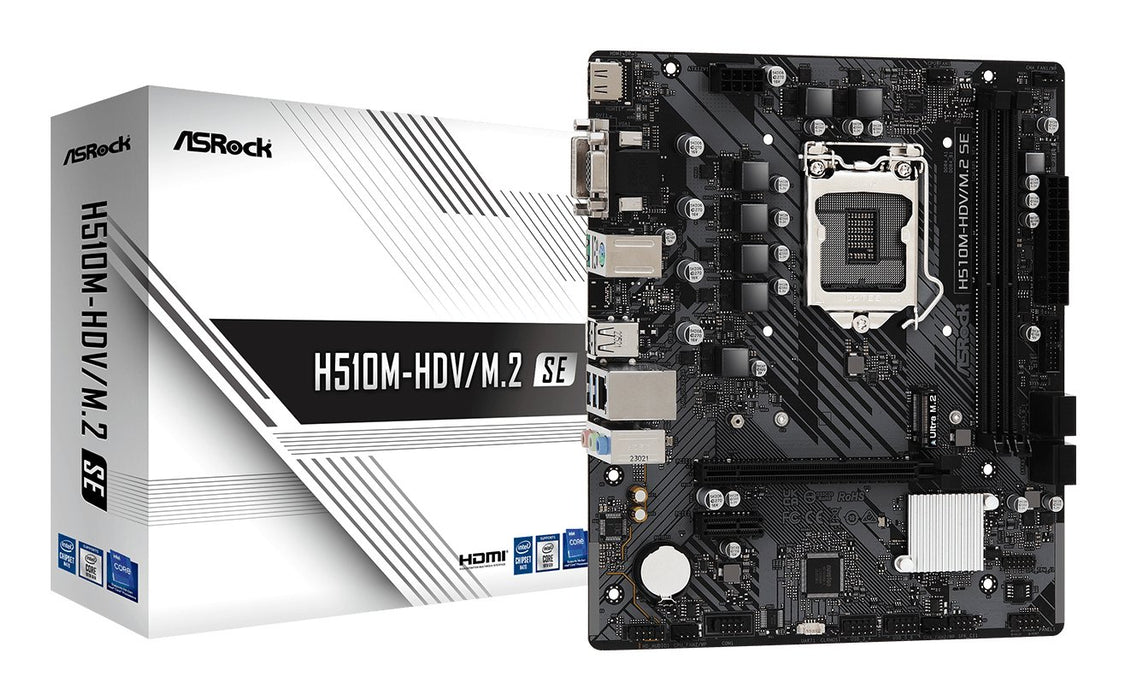 EAN 4710483943126 - Asrock H510M-HDV/M.2 SE Intel H470 LGA 1200 (Socket H5) micro ATX imagen 2