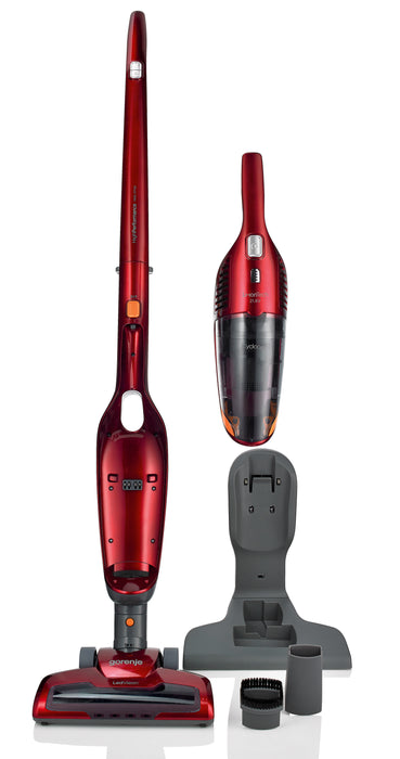 EAN 3838942149672 - Gorenje SVC216FR Aspiradora escoba 2 en 1 Batería Secar HEPA Sin bolsa 0,6 L Rojo imagen 3