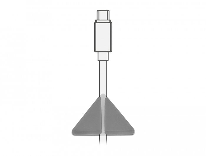 EAN 4043619183289 - DeLOCK 18328 organizador de cables Soporte para cables Gris, Blanco 2 pieza(s) imagen 5