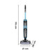 EAN 3221616163454 - Rowenta X-Clean 2 GZ2271E0 aspiradora de pie y escoba eléctrica Aspiradora escoba Batería Seca y húmeda S imagen 3