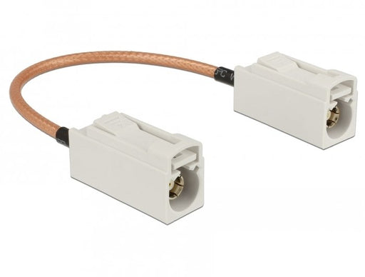 EAN 4043619896745 - DeLOCK 89674 cable coaxial RG-316 0,15 m FAKRA B Marrón, Blanco imagen 1