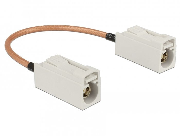 EAN 4043619896745 - DeLOCK 89674 cable coaxial RG-316 0,15 m FAKRA B Marrón, Blanco imagen 1