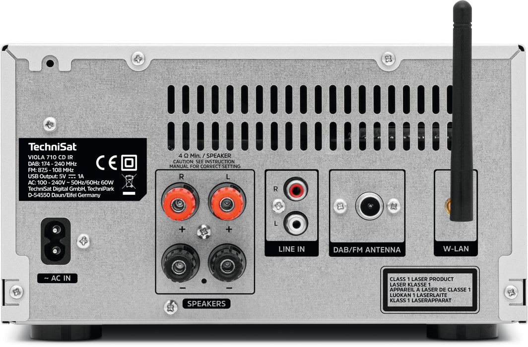 EAN 4019588029378 - TechniSat Viola 710 CD IR Internet Analógico y digital Plata imagen 11