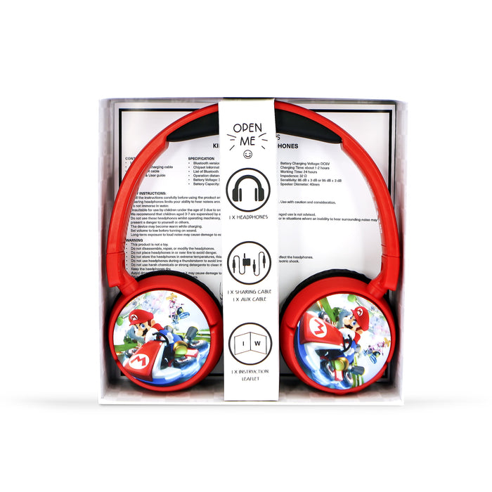 EAN 5055371625333 - OTL Technologies Super Mario Mario Kart Auriculares Inalámbrico y alámbrico Diadema Juego Bluetooth Rojo imagen 12