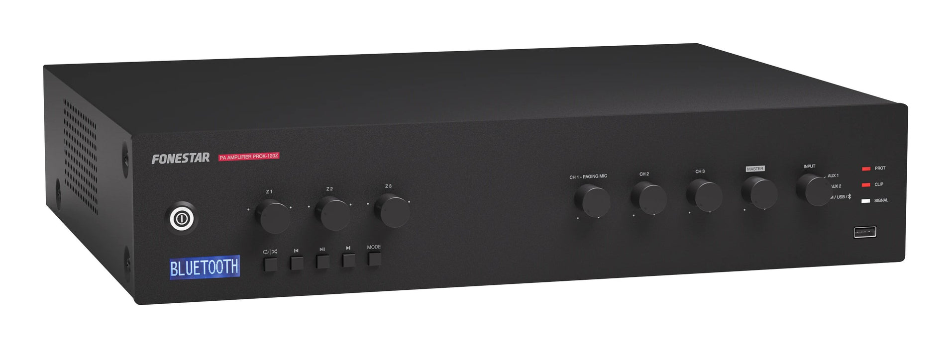 EAN 8422521014168 - Fonestar PROX-120Z amplificador de audio 3.0 canales Sistema de megafonía Negro imagen 2