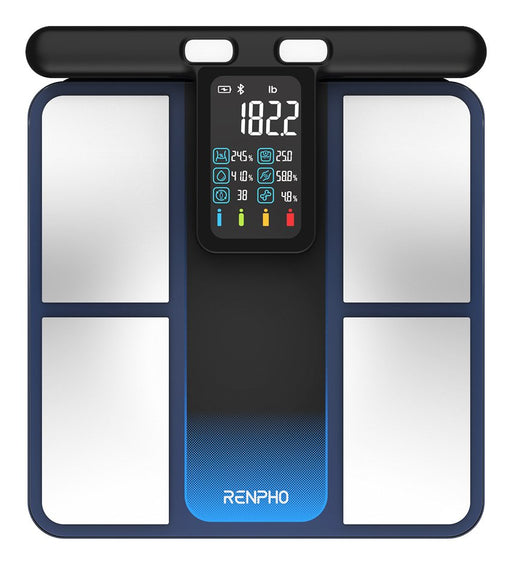 EAN 4897122209147 - Renpho MorphoScan Rectángulo Negro, Acero inoxidable Báscula personal electrónica imagen 1