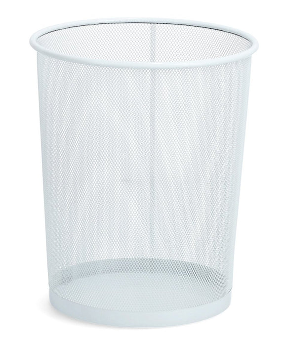 EAN 4003368177243 - Zeller Present 17724 cubo de basura Alrededor Metal, Malla Blanco imagen 1