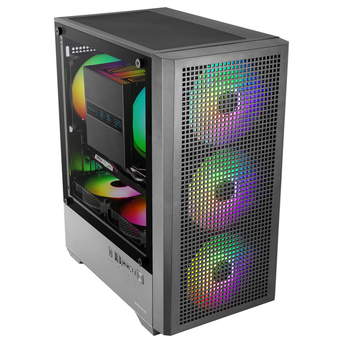 EAN 8435693114413 - Mars Gaming MCVECTOR carcasa de ordenador Mini Tower Negro imagen 3
