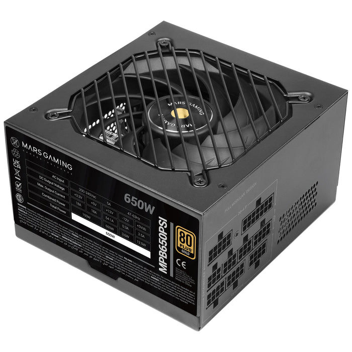 EAN 8435693115328 - Mars Gaming MPB650PSI unidad de fuente de alimentación Negro imagen 3