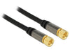 EAN 4043619889181 - DeLOCK 88918 cable coaxial RG-6/U 1 m F Negro imagen 2