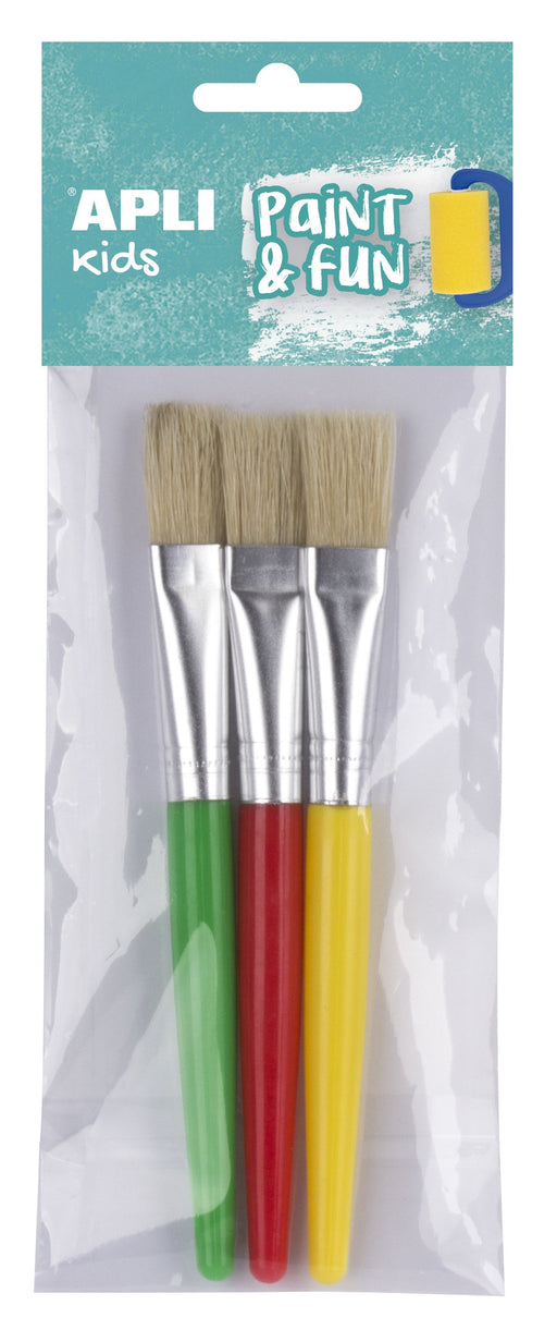 EAN 8410782174615 - APLI Kids 17461 pincel para bellas artes 3 pieza(s) imagen 1