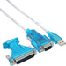 EAN 4043718014699 - InLine 4043718014699 USB Type-A D-Sub (DB-9) Azul, Transparente, Blanco imagen 1