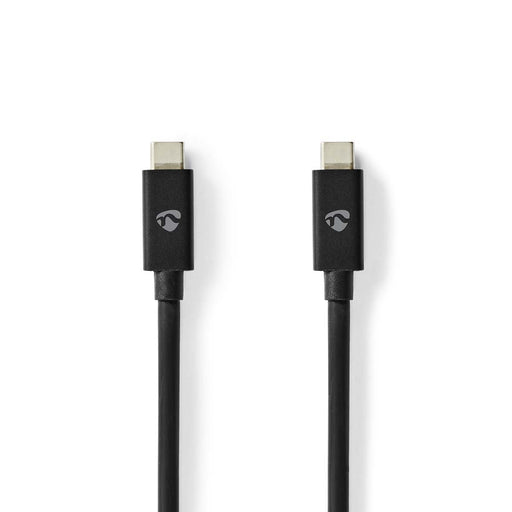 EAN 5412810413621 - Nedis CCGB66020BK20 cable USB USB4 Gen 2x2 2 m USB C 20 Gbit/s 240 W Cian imagen 2