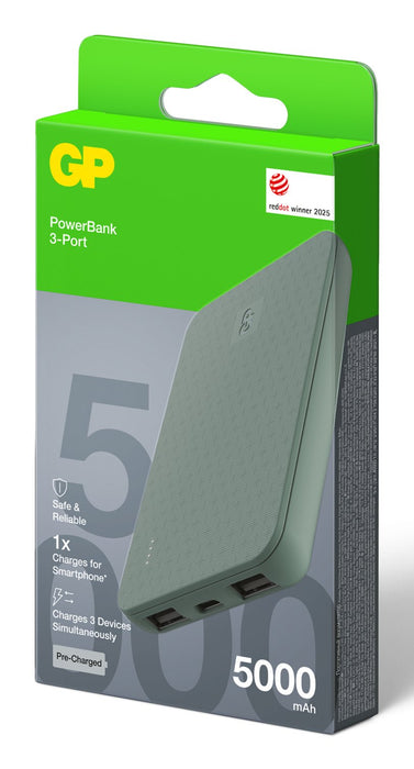 EAN 4891199230523 - GP Batteries 405210 batería externa Polímero de litio 5000 mAh Gris imagen 4