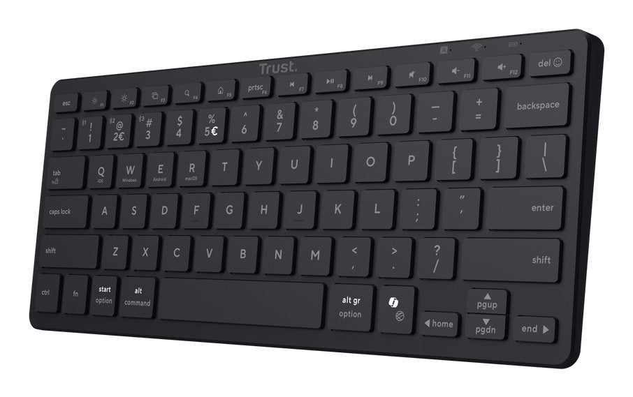 EAN 8713439261936 - Trust Nado II teclado Hogar / Oficina USB + Bluetooth AZERTY Francés Negro imagen 1