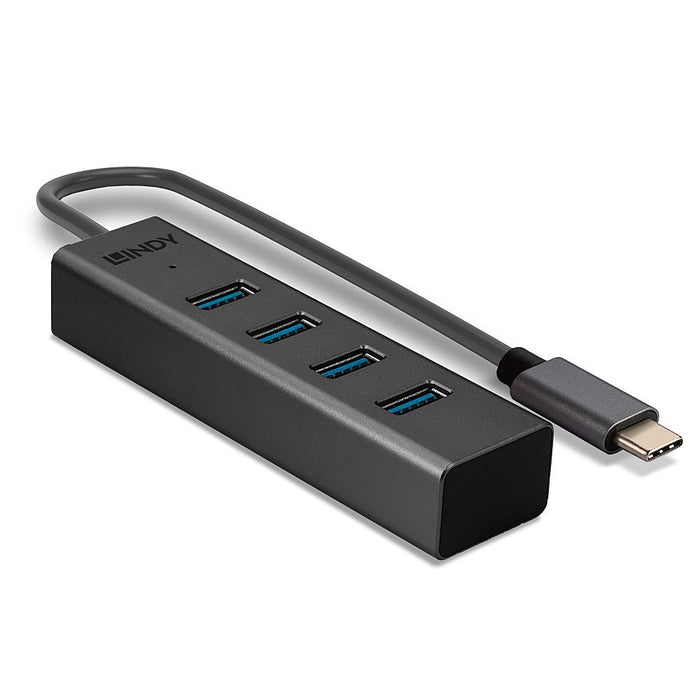 EAN 4002888433259 - Lindy 43325 hub de interfaz USB 3.2 Gen 1 (3.1 Gen 1) Type-C 5000 Mbit/s Gris imagen 3