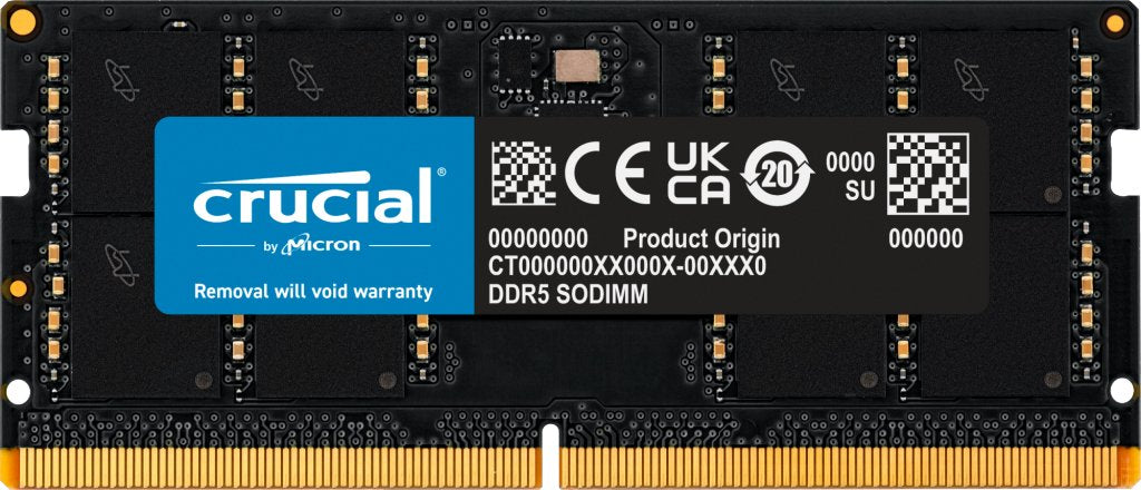 EAN 649528918789 - Crucial CT32G48C40S5T módulo de memoria 32 GB 1 x 32 GB DDR5 262-pin SO-DIMM ECC imagen 1