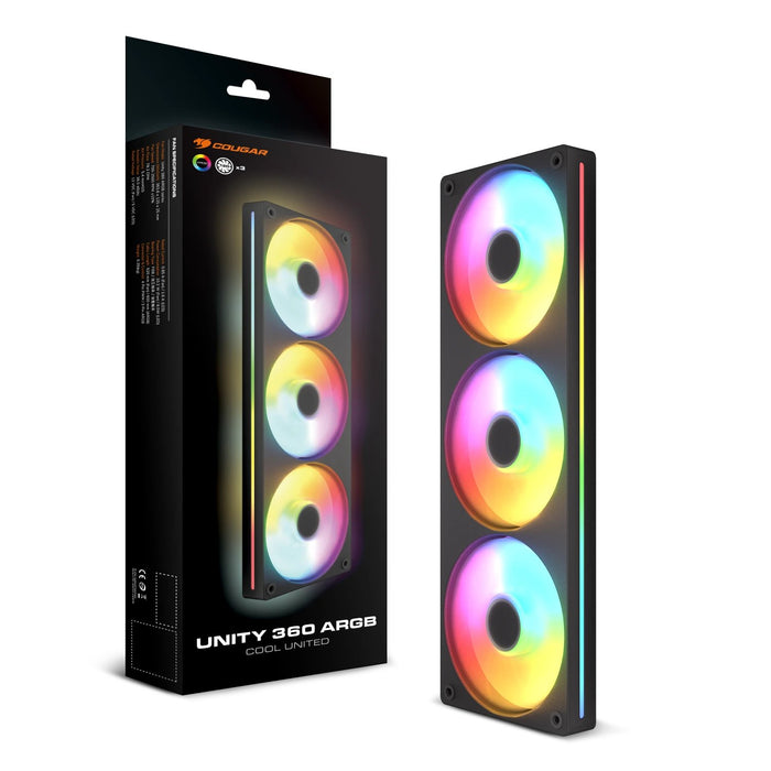 EAN 4710483779565 - COUGAR CF-UN360FB-RGB Carcasa del ordenador Ventilador 12 cm Negro imagen 4