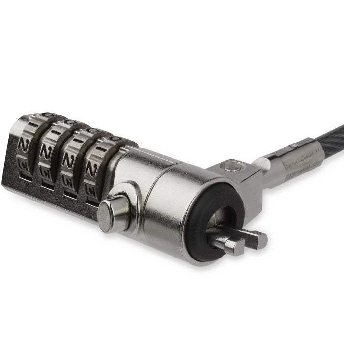 EAN 0065030880862 - StarTech.com LTLOCK4D cable antirrobo Negro, Plata 2 m imagen 2