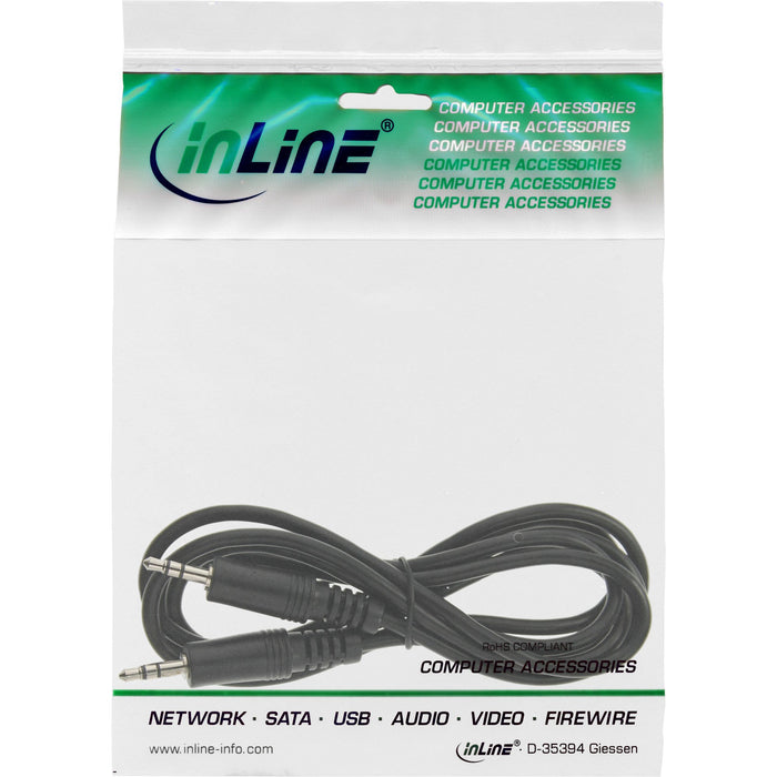 EAN 4043718115303 - InLine 99932C cable de audio 1,2 m 3,5mm Negro imagen 2