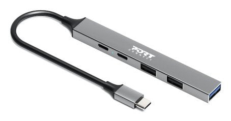 EAN 3567049001636 - Port Designs 900163 hub de interfaz USB Tipo C 5000 Mbit/s Plata imagen 2