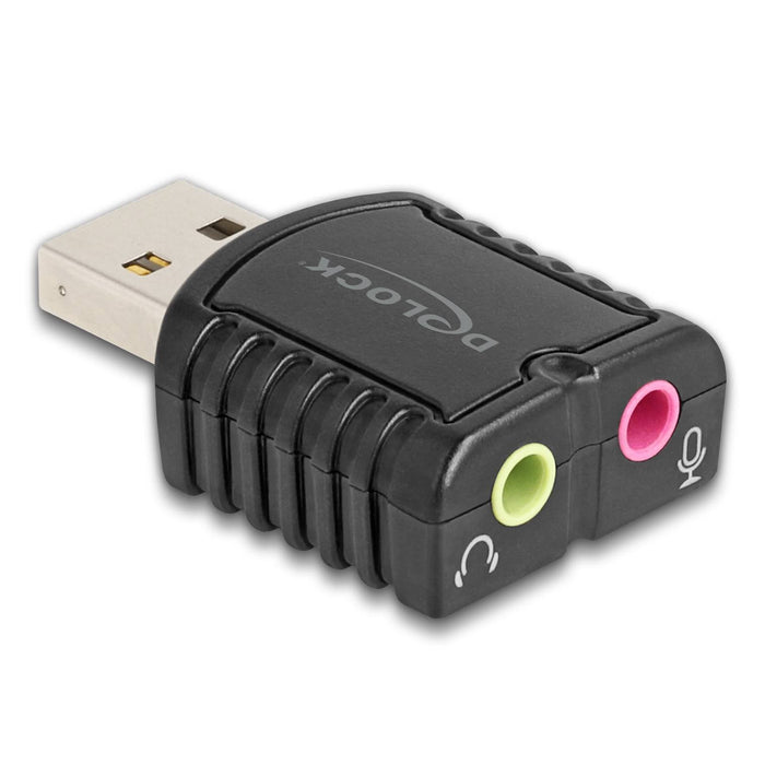EAN 4043619659647 - DeLOCK 65964 cambiador de género para cable USB Type-A 3.5 mm Negro imagen 1
