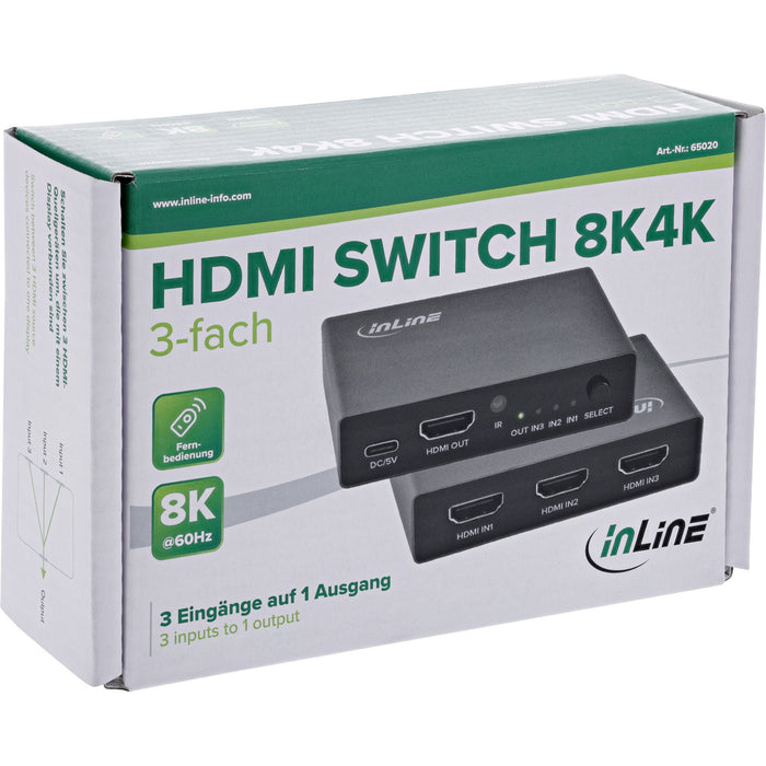 EAN 4043718340583 - InLine 65020 interruptor de video HDMI imagen 4