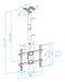 EAN 8433281014800 - TooQ LPCE1186TSLI-B soporte para TV 2,18 m (86") imagen 8