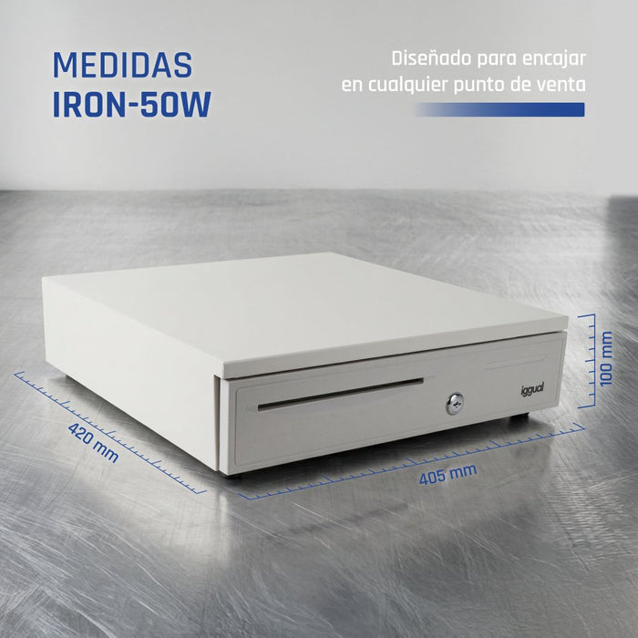 EAN 8435364317440 - iggual IRON-50W Cajón de efectivo automático y manual imagen 12