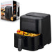 EAN 5906168634512 - Extralink HOME AIR FRYER 5.2L EU SJ-520 freidora Sencillo 5,2 L 1600 W Freidora de aire caliente Negro imagen 1