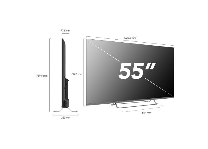 EAN 5999862467548 - Smart-Tech 55UG02V Televisor 139,7 cm (55") 4K Ultra HD Smart TV Wifi Gris 260 cd / m² imagen 3