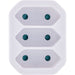 EAN 4043718334285 - InLine 16471A base múltiple Blanco imagen 3