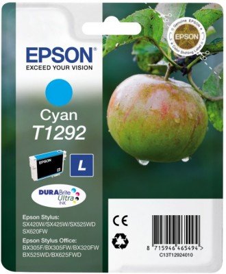 EAN 8715946465494 - Epson Apple Cyan T1292 DURABrite Ultra Ink cartucho de tinta 1 pieza(s) Original Cian imagen 4