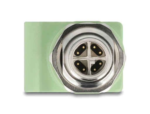 EAN 4043619606818 - DeLOCK 60681 cambiador de género para cable M12 RJ45 Verde imagen 2