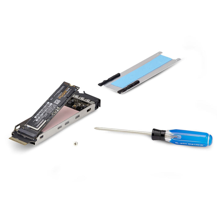 EAN 0065030904650 - StarTech.com 2M2-REMOVABLE-PCIE panel bahía disco duro Placa de bus común o backplane Negro imagen 5