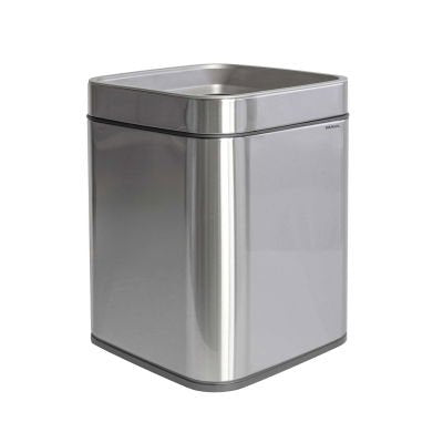 EAN 4002390095907 - MAUL 9501594 cubo de basura Rectangular Acero inoxidable Negro, Plata imagen 1