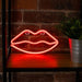 EAN 5900495949332 - Forever Light Neon LED Light LIPS red Bat + USB FLNEO8 Figura iluminada decorativa imagen 3
