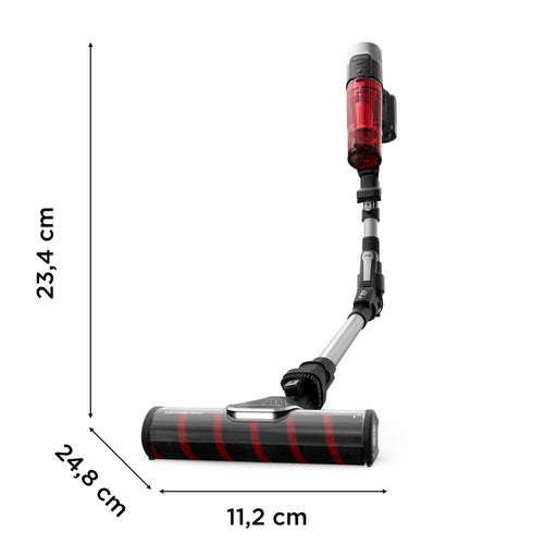 EAN 3221616135253 - Rowenta RH2087WO aspiradora de pie y escoba eléctrica Batería Secar Sin bolsa 250 W Negro, Rojo, Plata imagen 2