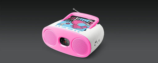EAN 3700460205812 - Muse M-20 KDG Analógica FM, MW Rosa, Blanco imagen 2
