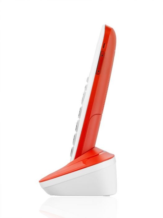 EAN 8015908760323 - Brondi Bravo Bright Teléfono DECT Identificador de llamadas Rojo imagen 3