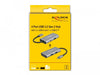 EAN 4043619632619 - DeLOCK 63261 hub de interfaz USB 3.2 Gen 2 (3.1 Gen 2) Type-C 10000 Mbit/s Negro, Gris imagen 4