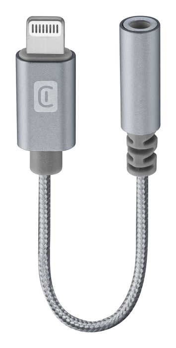 EAN 8018080342387 - Cellularline 8018080342387 cable de audio 0,01 m 3,5mm Gris imagen 1