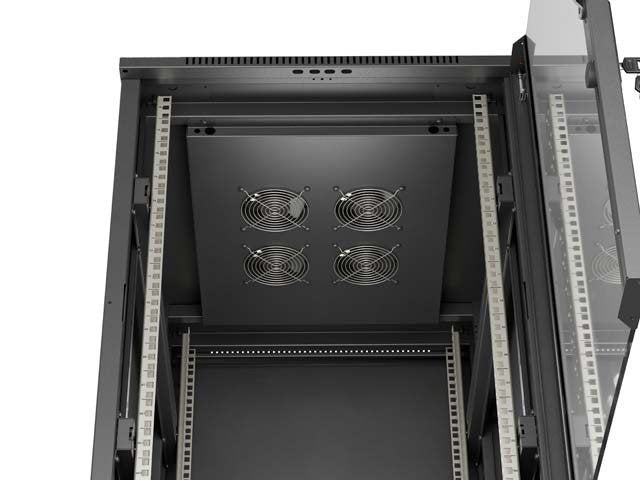 EAN 5901969448283 - Lanberg FF01-6818-12B armario rack 18U Rack o bastidor independiente Negro imagen 9