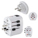 EAN 4047443491428 - Hama World Travel Pro Light USB adaptador de enchufe eléctrico Universal Blanco imagen 2