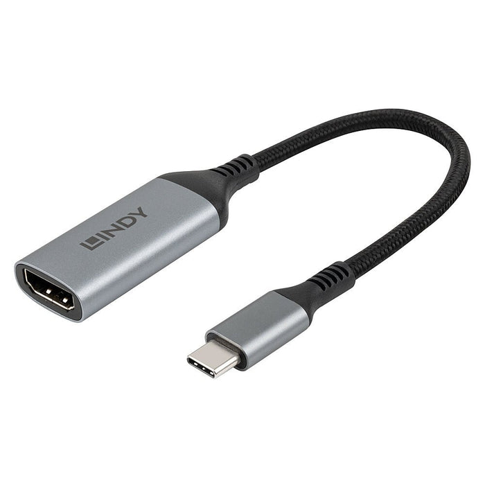 EAN 4002888434287 - Lindy 43428 adaptador de cable de vídeo 0,15 m USB Tipo C HDMI Gris imagen 5